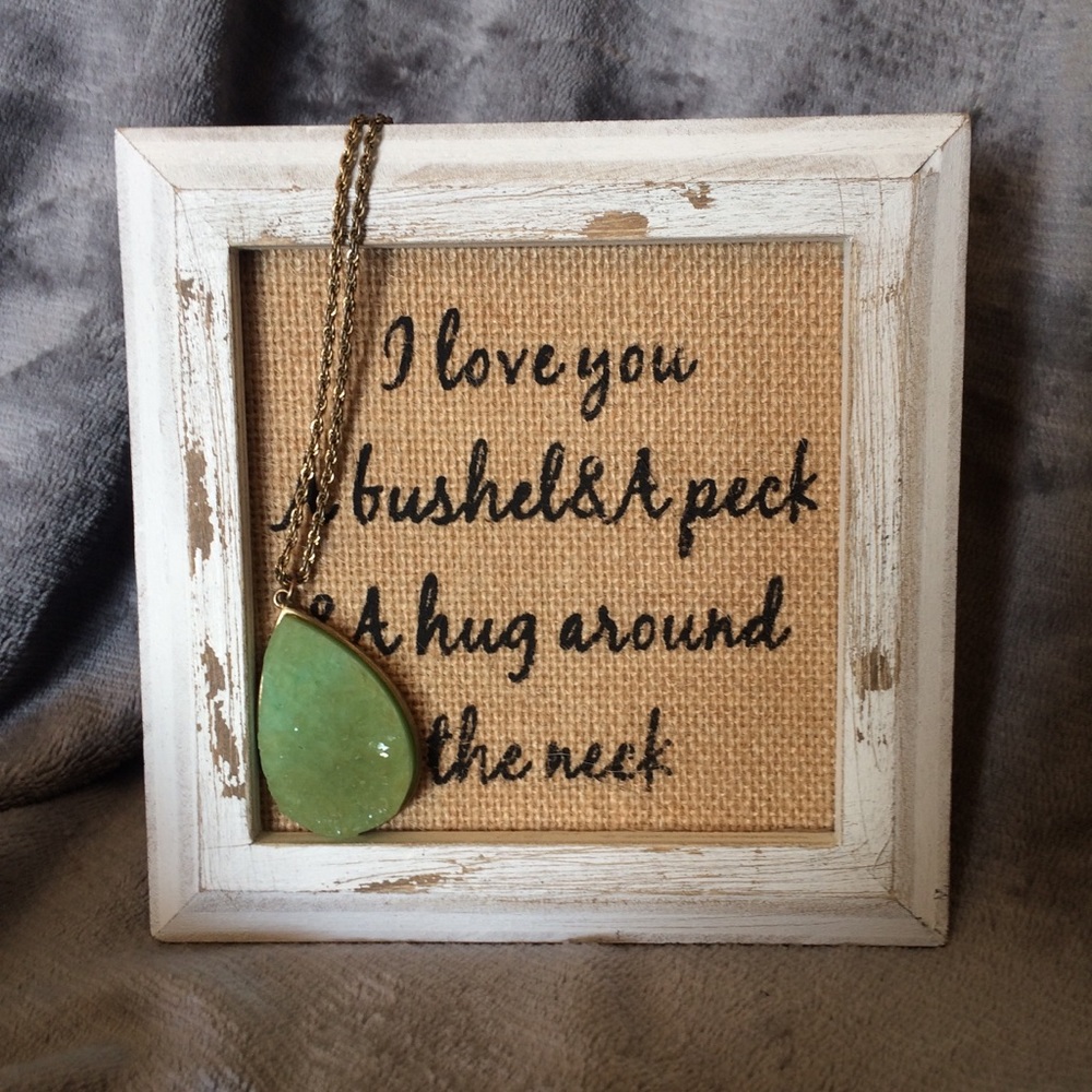 Light Green Crystal Necklace